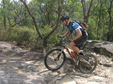 Rob climbing